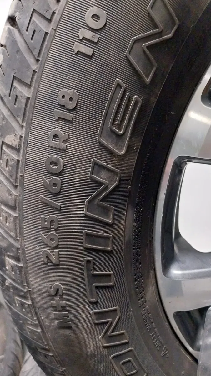 2022 Ford Ranger 18" Alloy Wheels 265/60R18 - Image 4