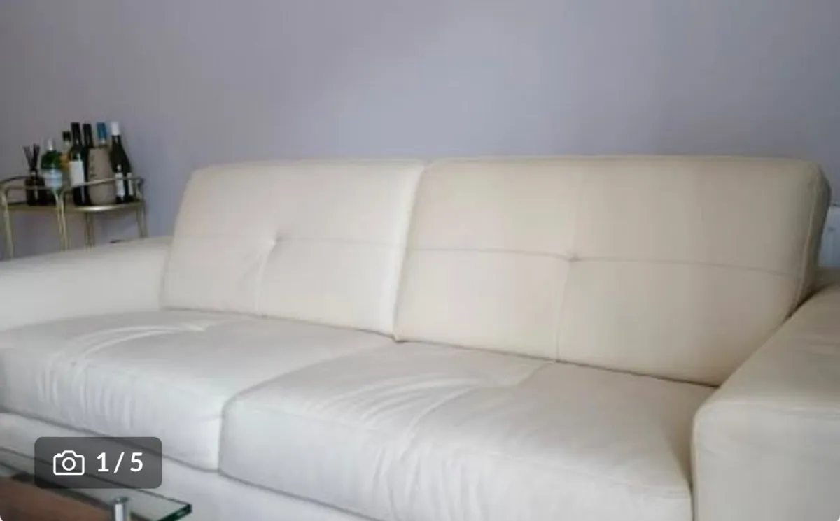 Leather Sofa - Image 1