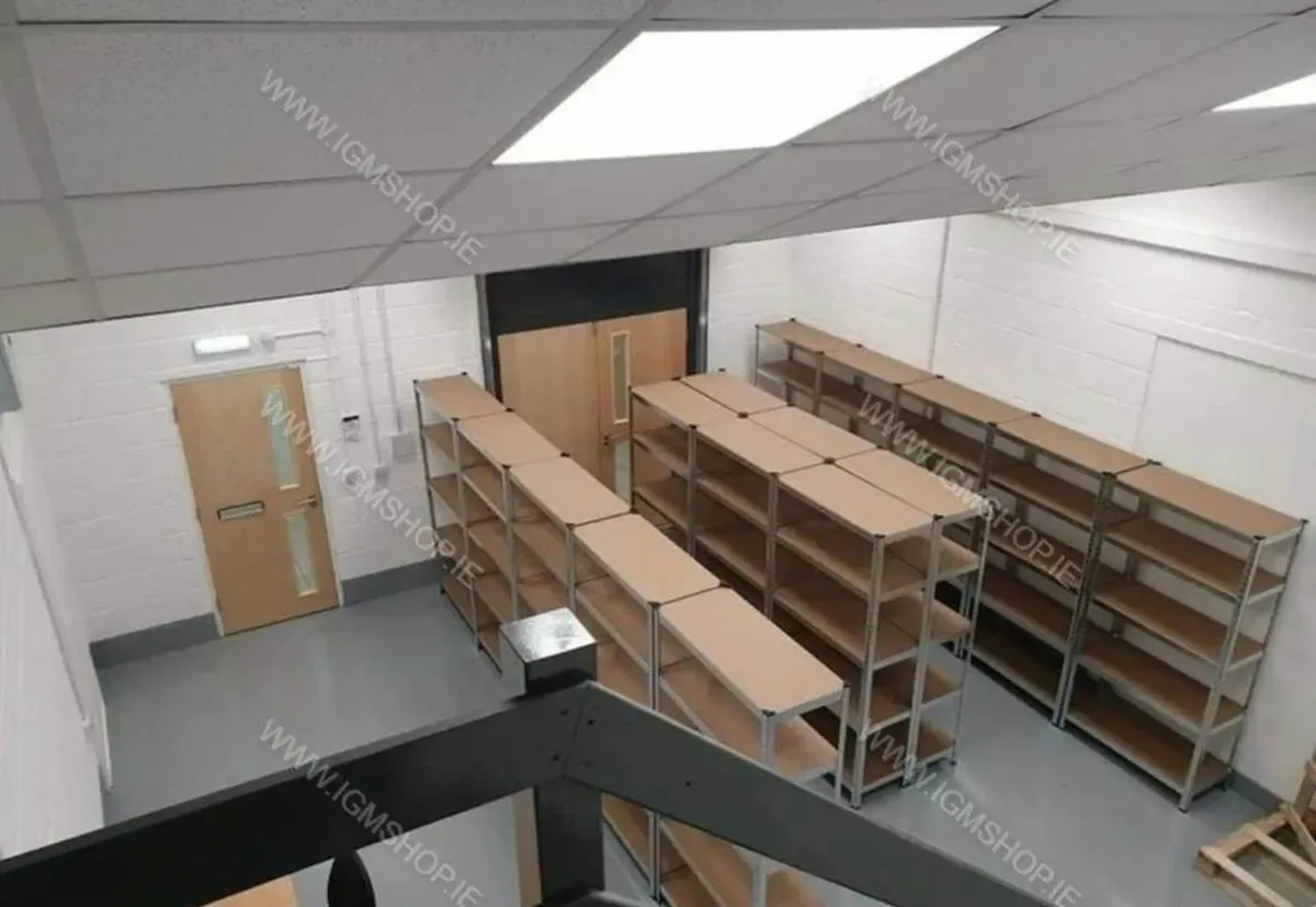 Galvanized Shelving 5 tier boltless storage units - Image 3