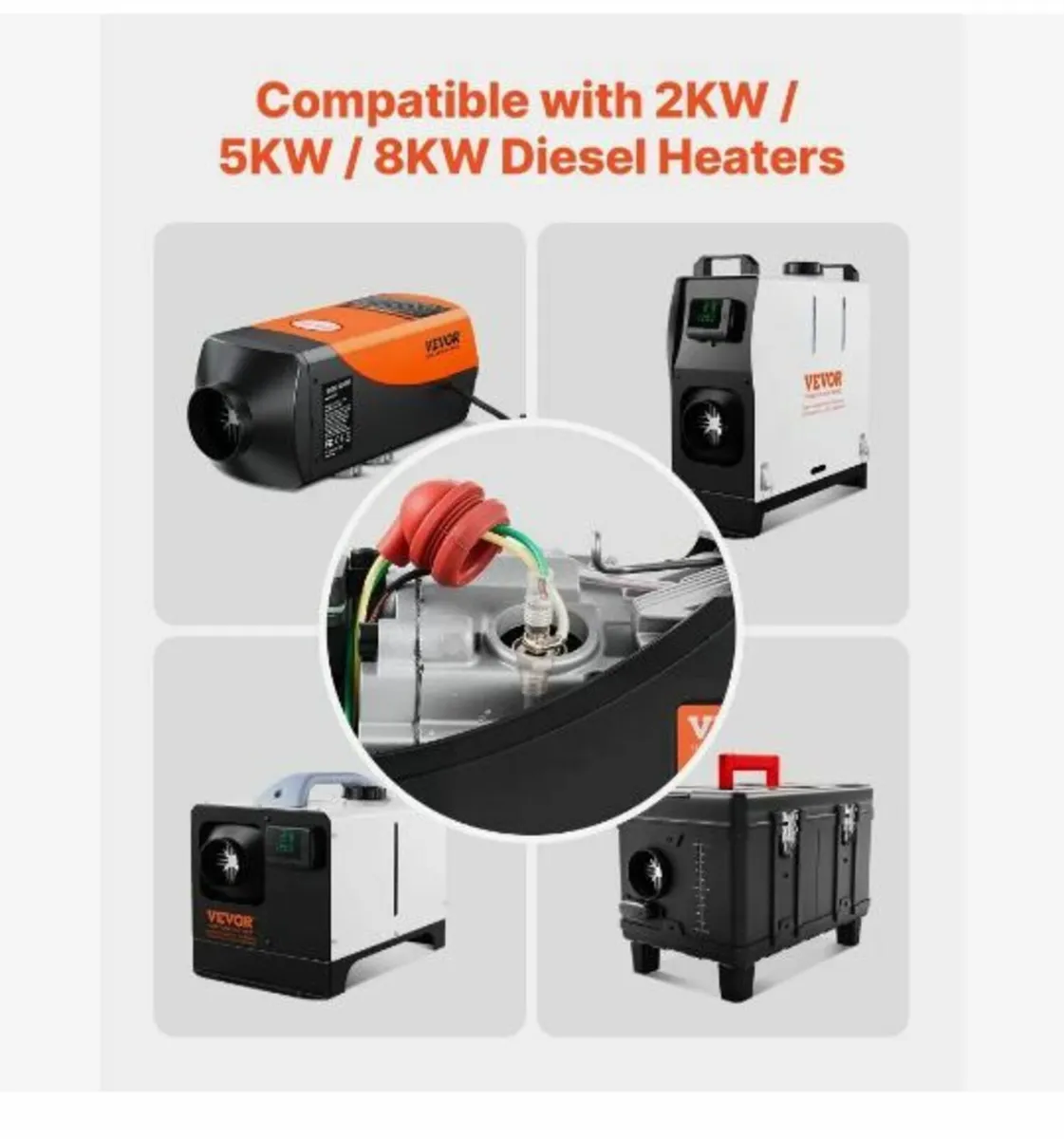 8V Glow Plug Repair Kit - Image 3