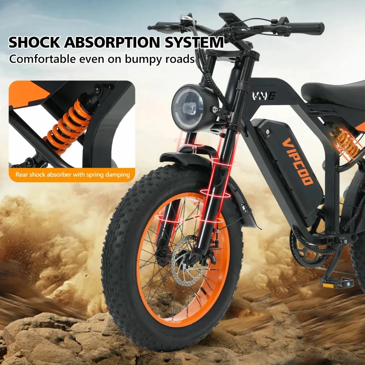VIPCOO VM6 Electric Bike - Image 3