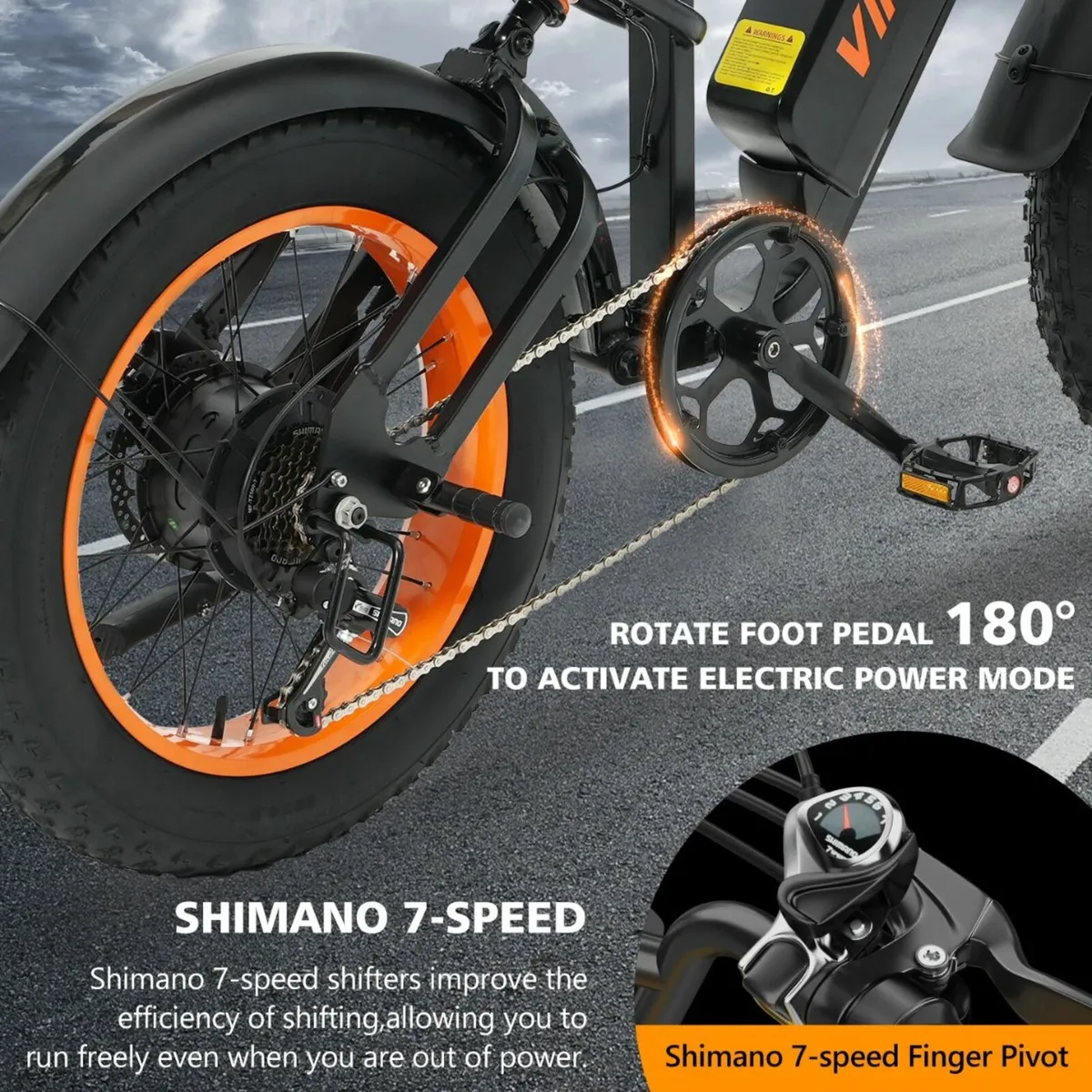 VIPCOO VM6 Electric Bike - Image 4