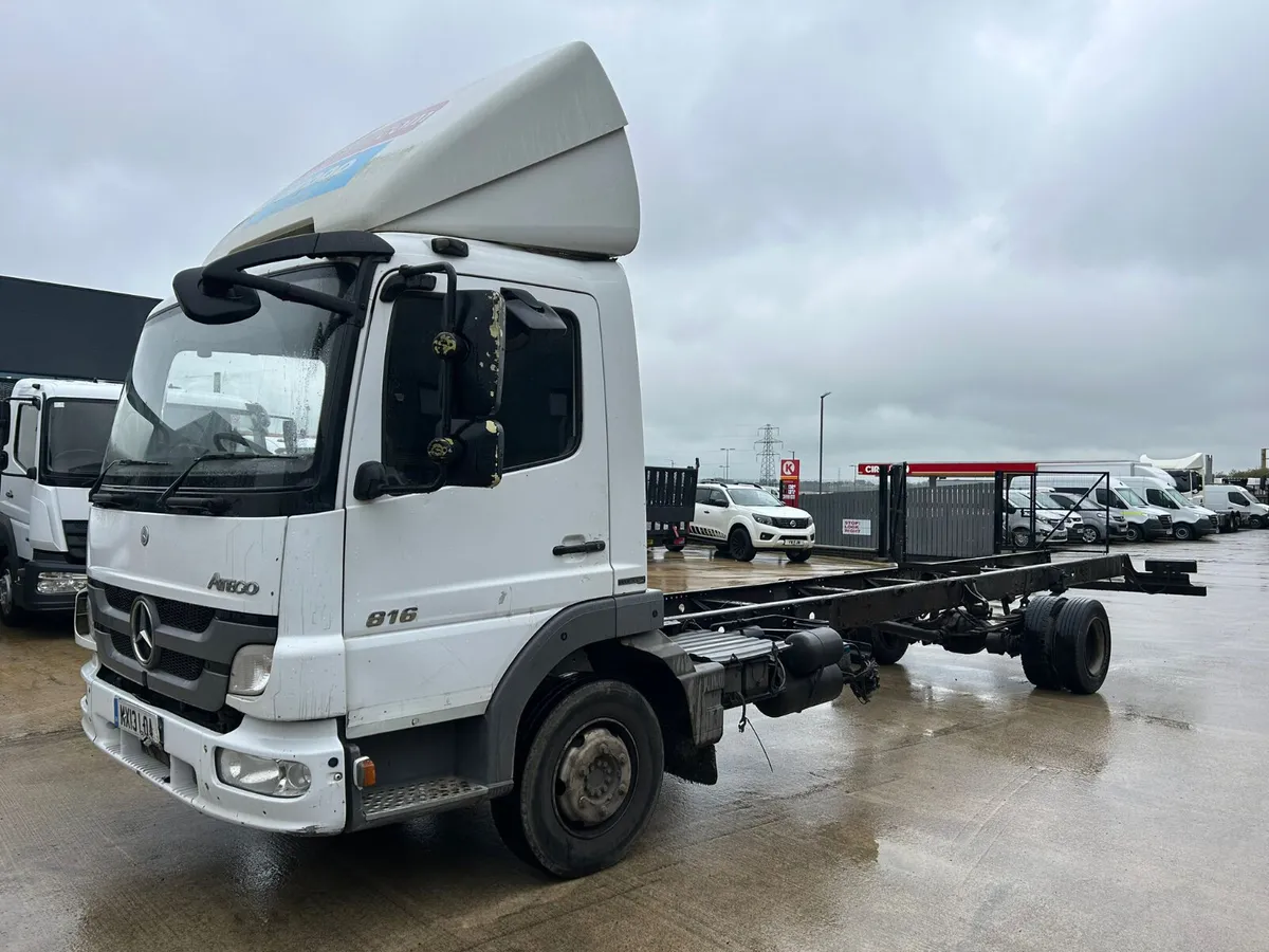 August 2013 Mercedes Atego 816 Chassis Cab - Image 3