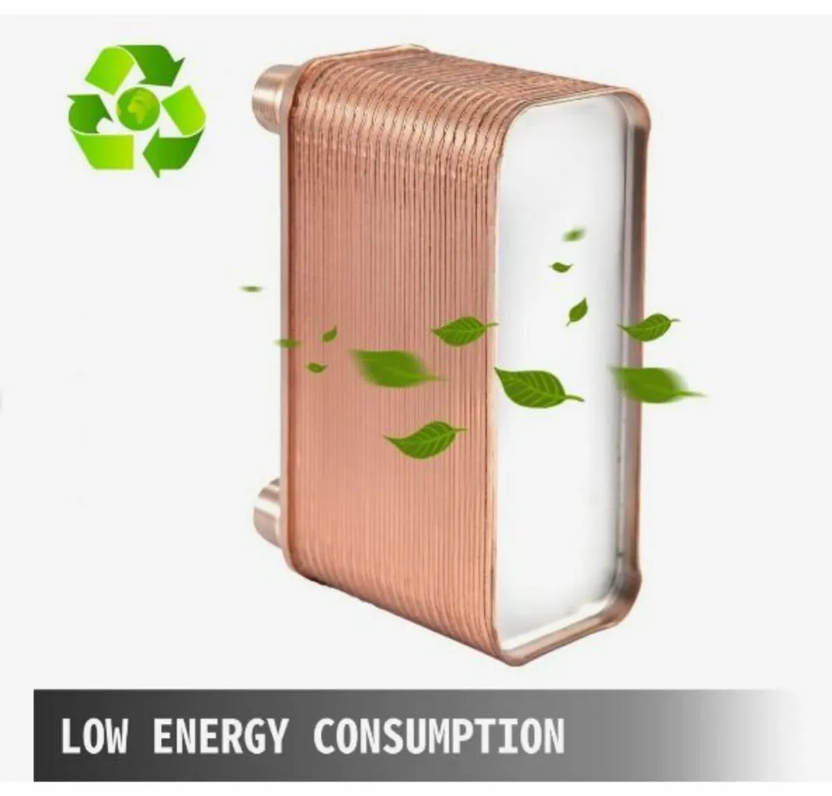 Heat Exchanger 3/4” MNPT Ports Brazed Plate - Image 4