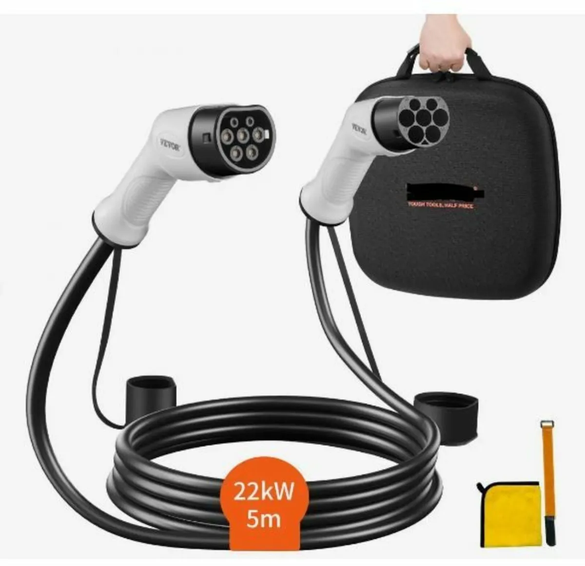 Type 2 to Type 2 EV Charging Cable, 32Amp - Image 1