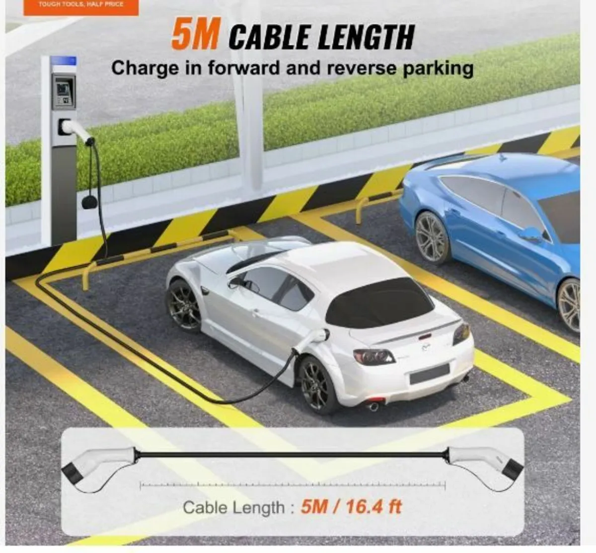 Type 2 to Type 2 EV Charging Cable, 32Amp - Image 4