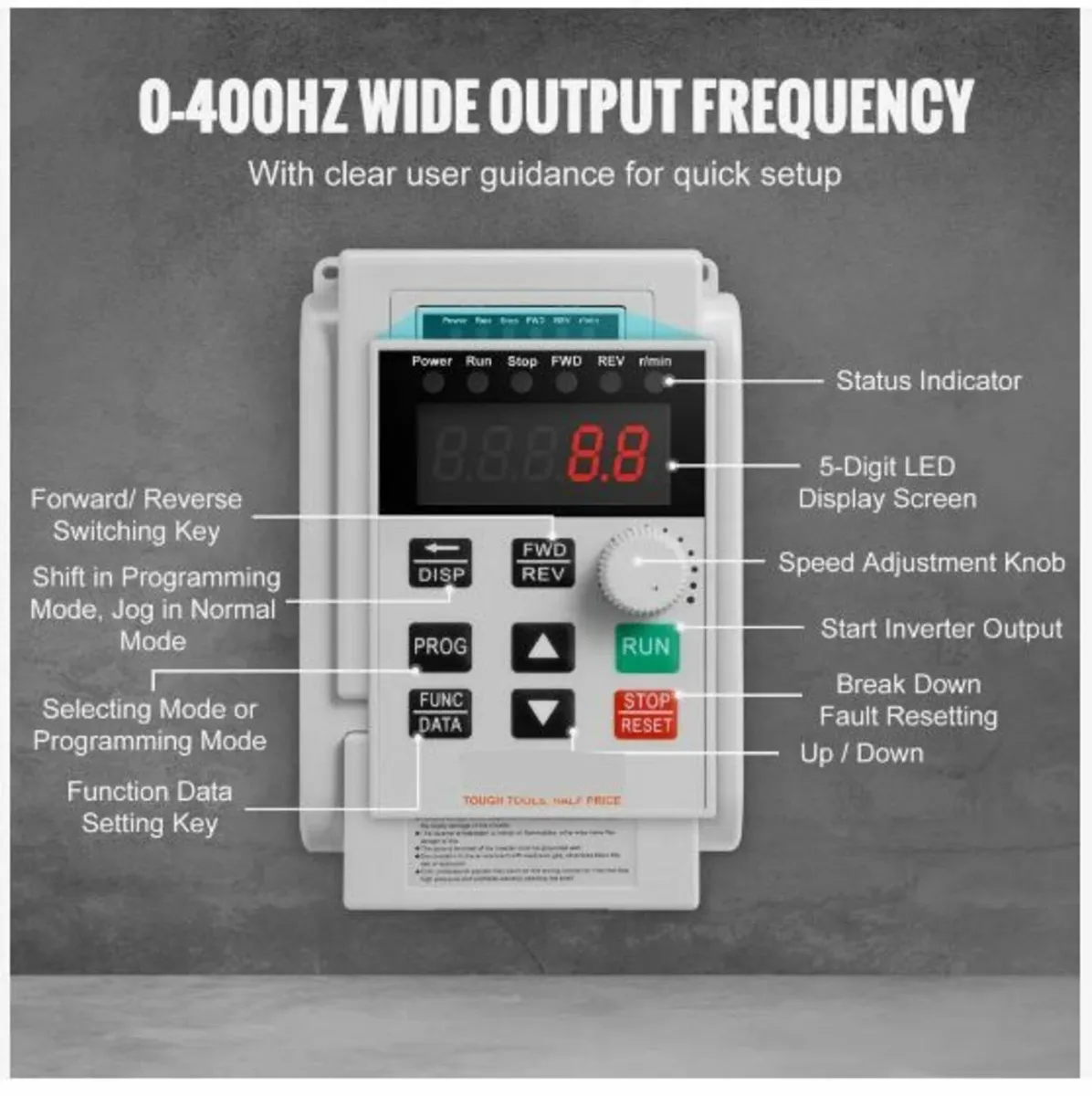 VFD 2.2KW 10A 3HP Variable Frequency - Image 3