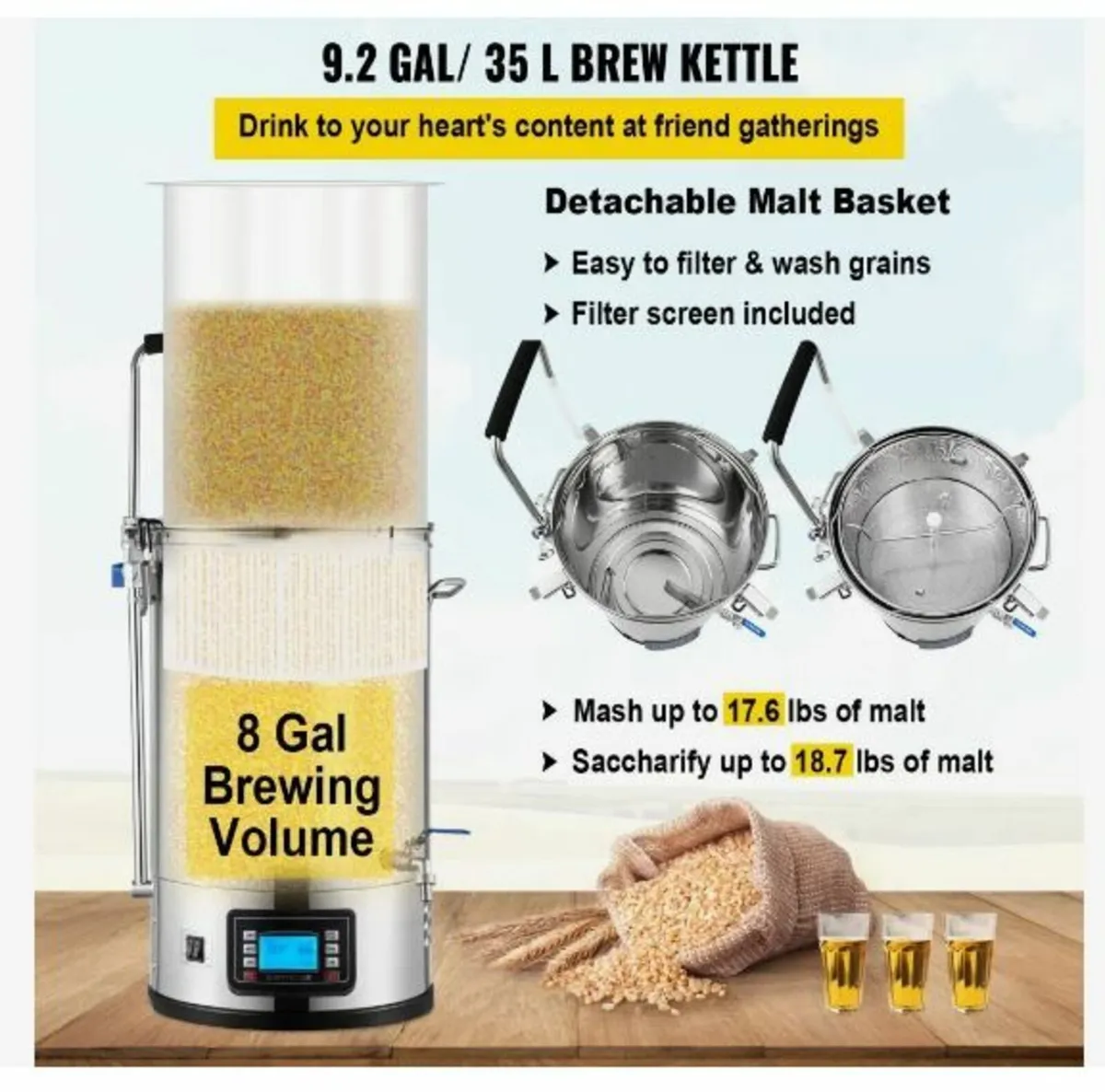 Electric Brewing System, 8 Gal/30 L - Image 4