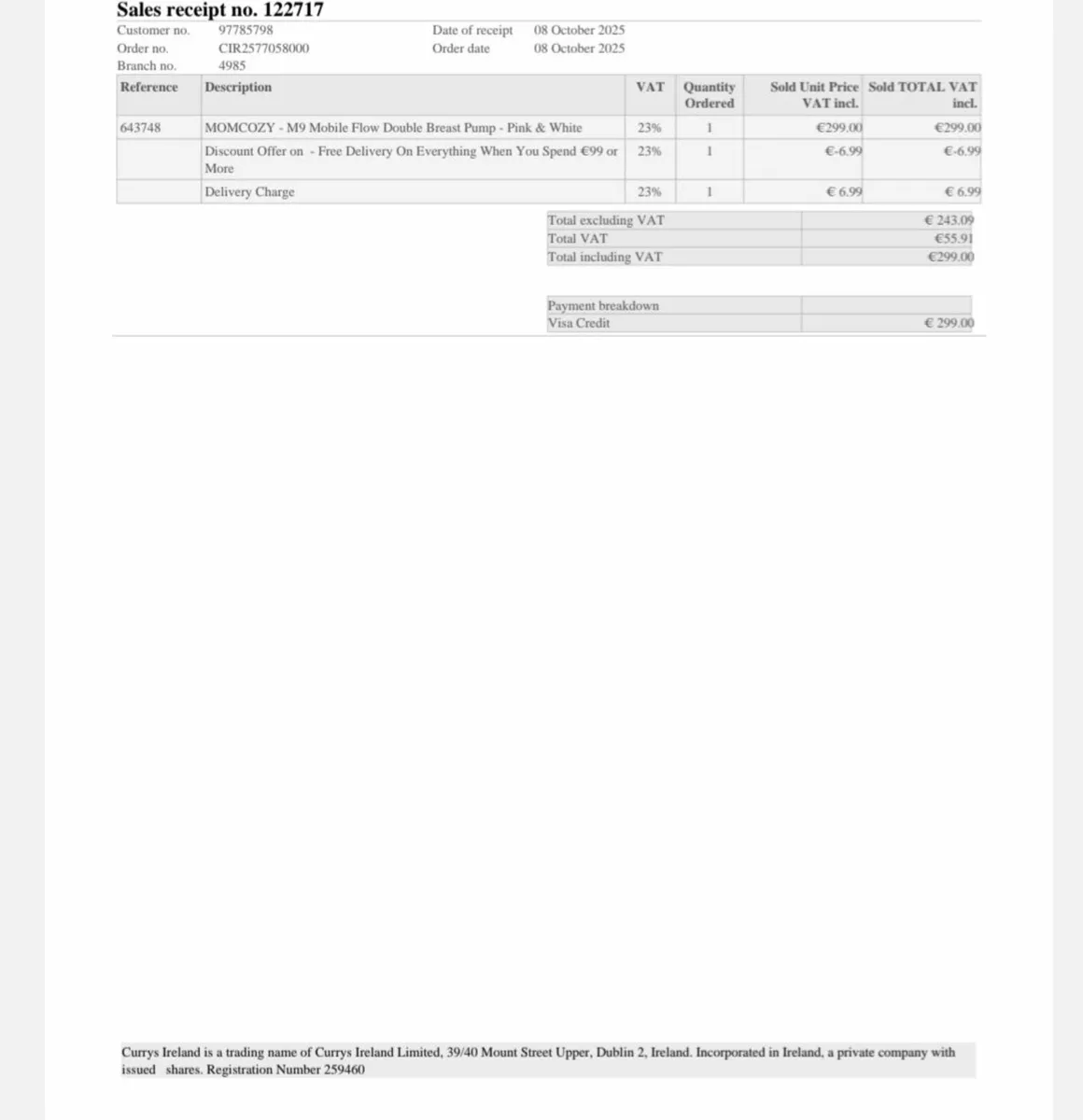 Breast Pump (Brand New) - Image 3