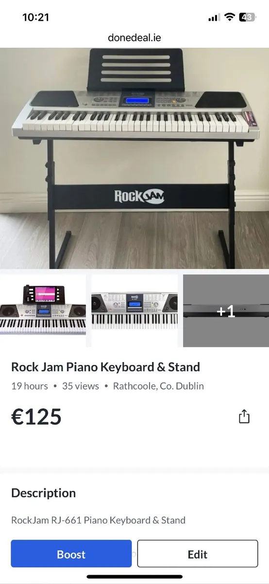 Yamaha Piano Keyboard - Image 4