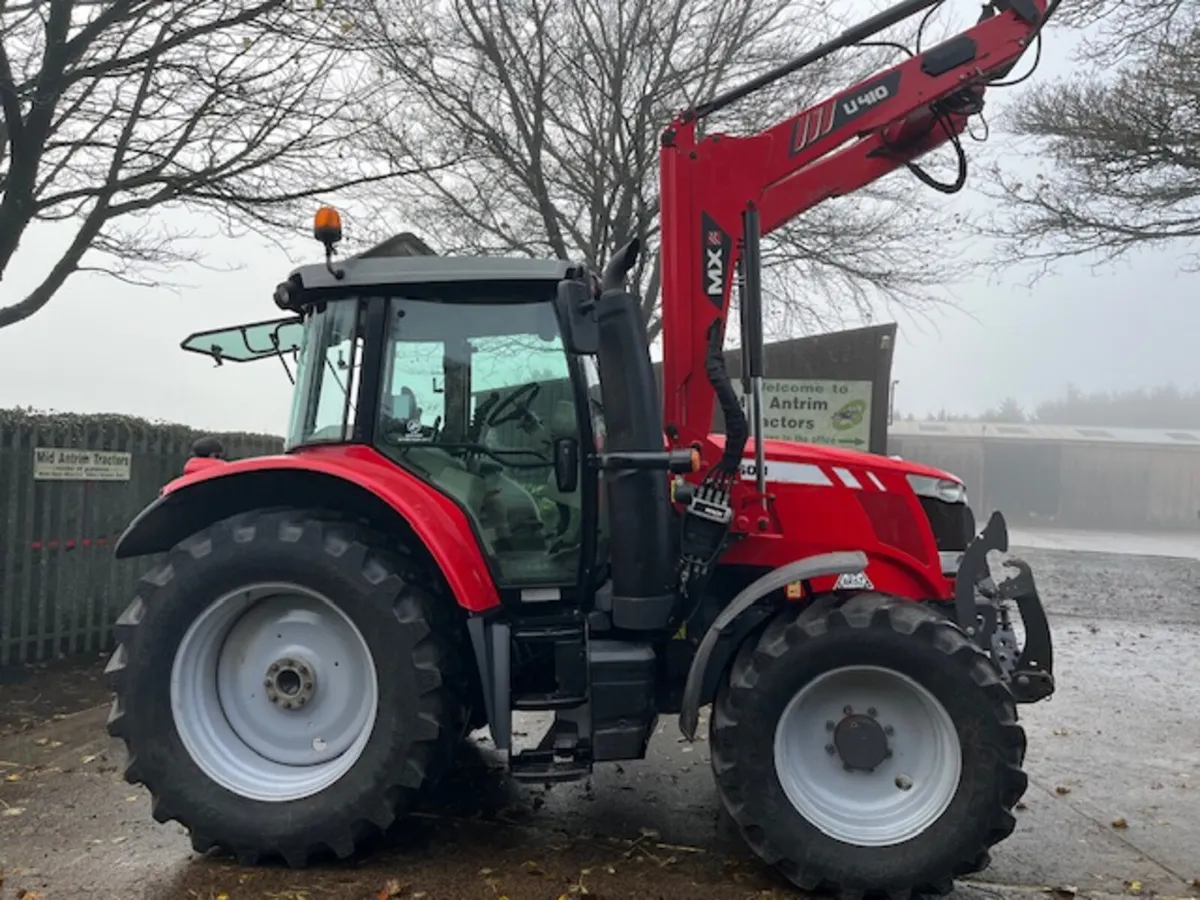 MF 6713 S DYNA-4 c/w MX U410 Loader Tractor - Image 1