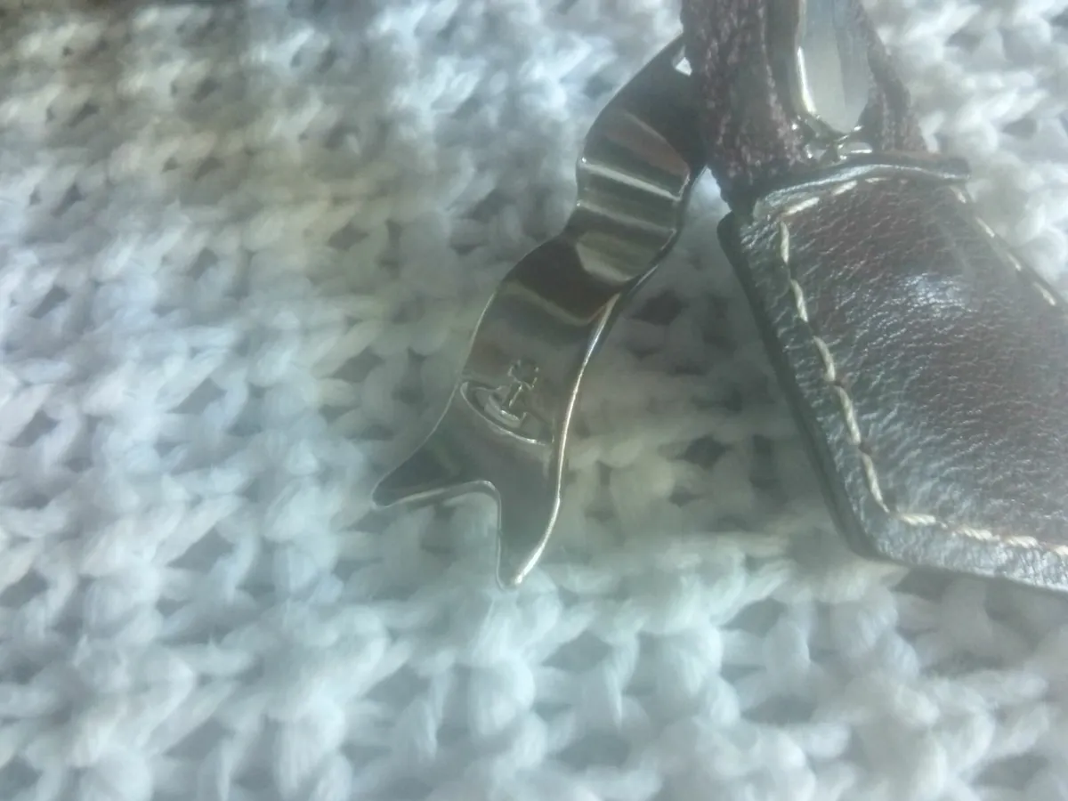 VIVIENNE WESTWOOD VINTAGE TAPESTRY & LEATHER BAG - Image 3