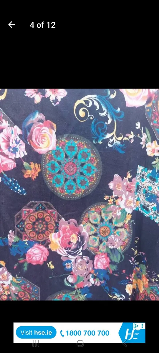 Vintage floral 100% cotton loungewear dress - Image 4