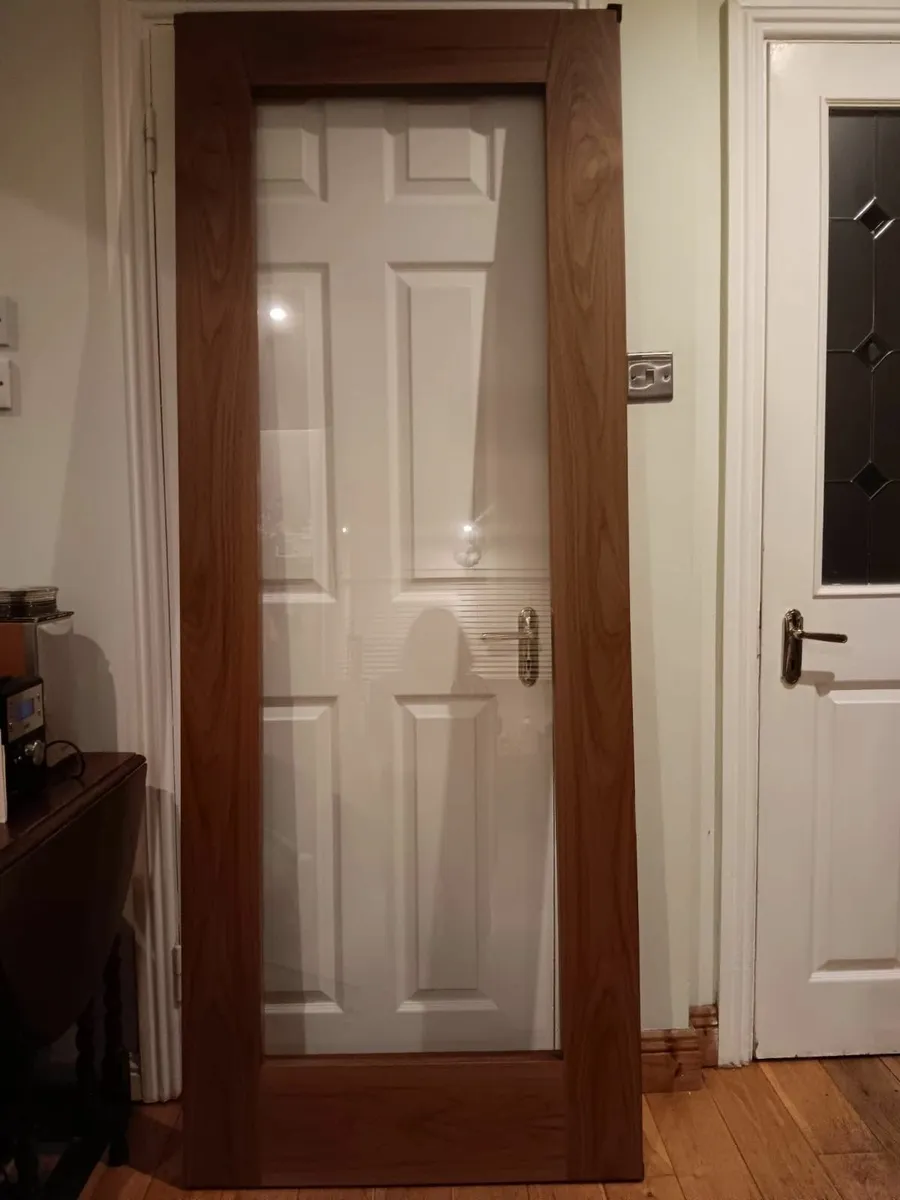 Walnut doors (internal), clear glass & other style