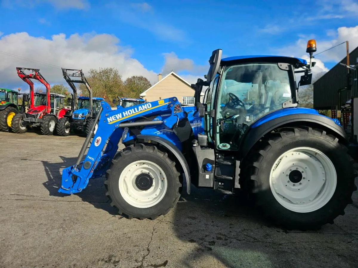 New Holland T5.120 and front loader - Image 2