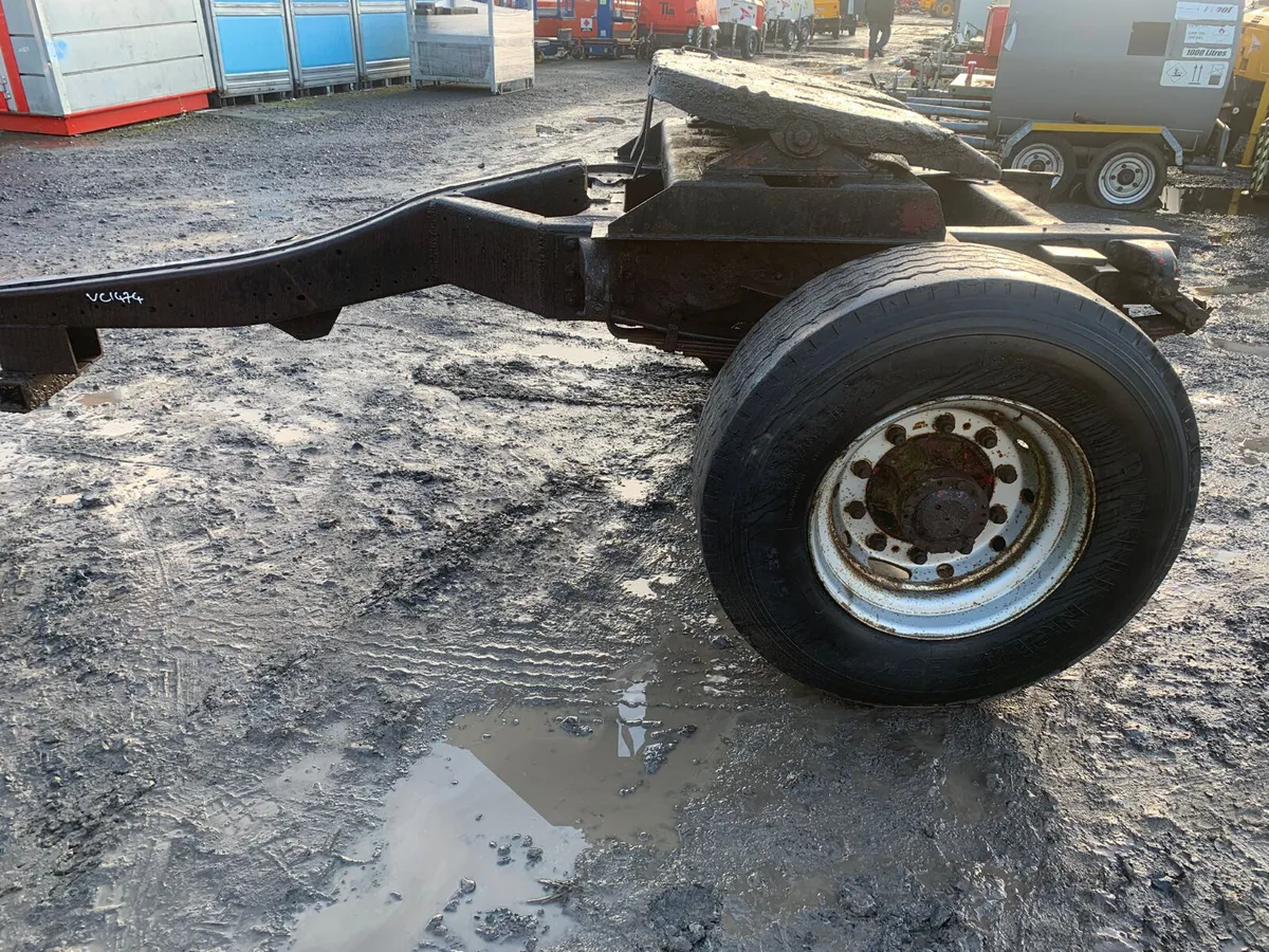 Heavy-duty Single Axle Draw Bar 5th Wheel Dolly - Image 3