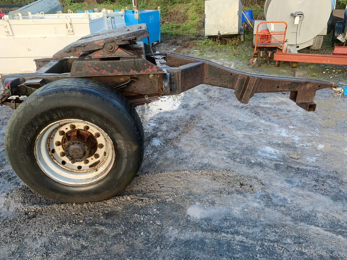 Heavy-duty Single Axle Draw Bar 5th Wheel Dolly - Image 2