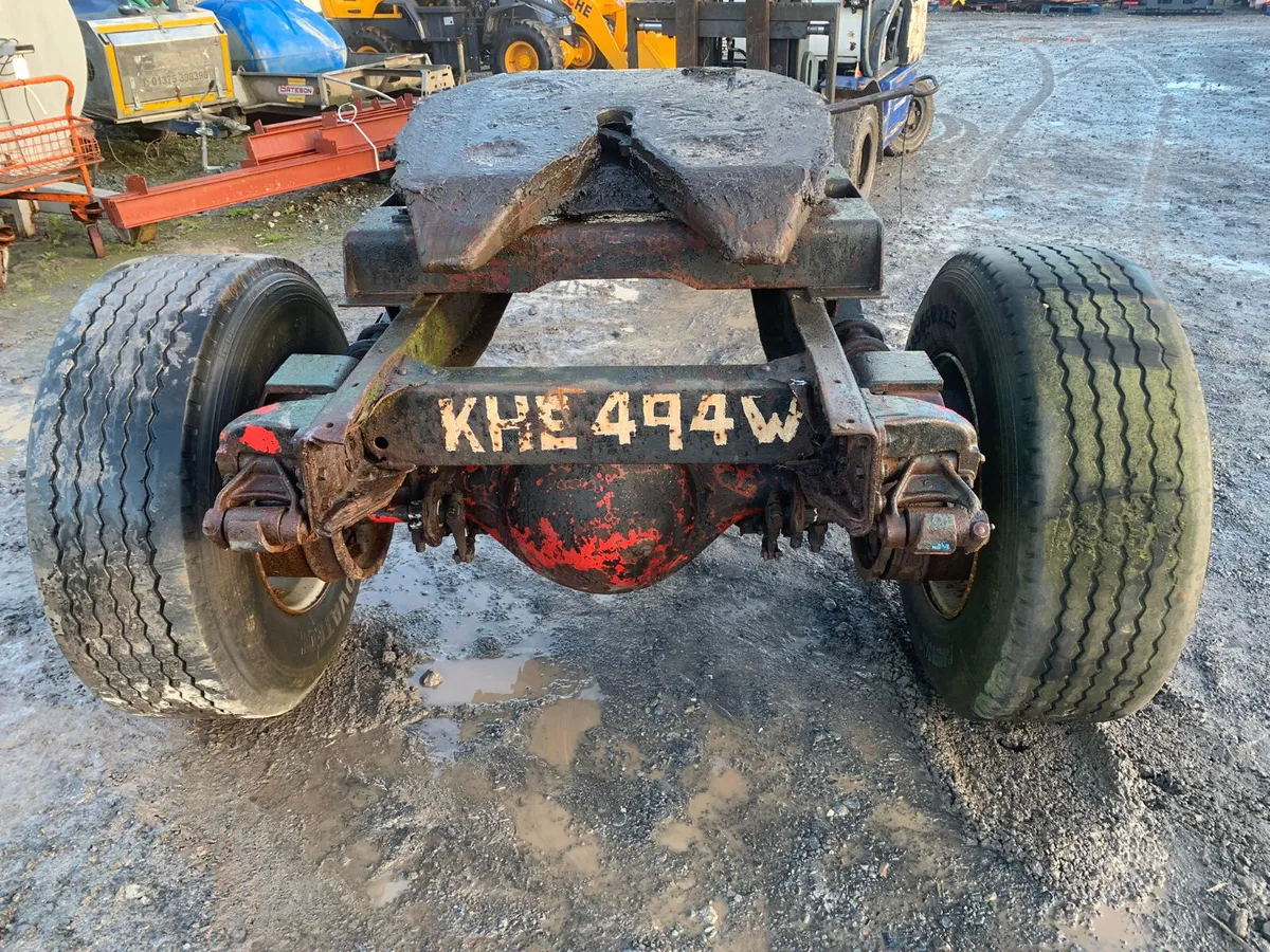 Heavy-duty Single Axle Draw Bar 5th Wheel Dolly - Image 4