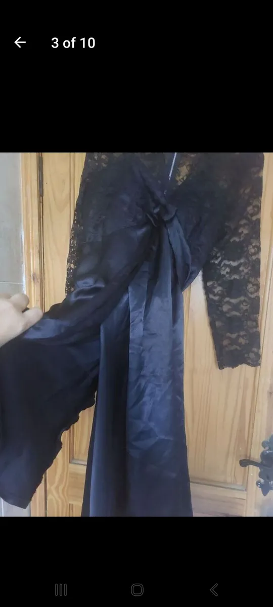 Vintage black lace dress (free post) - Image 3