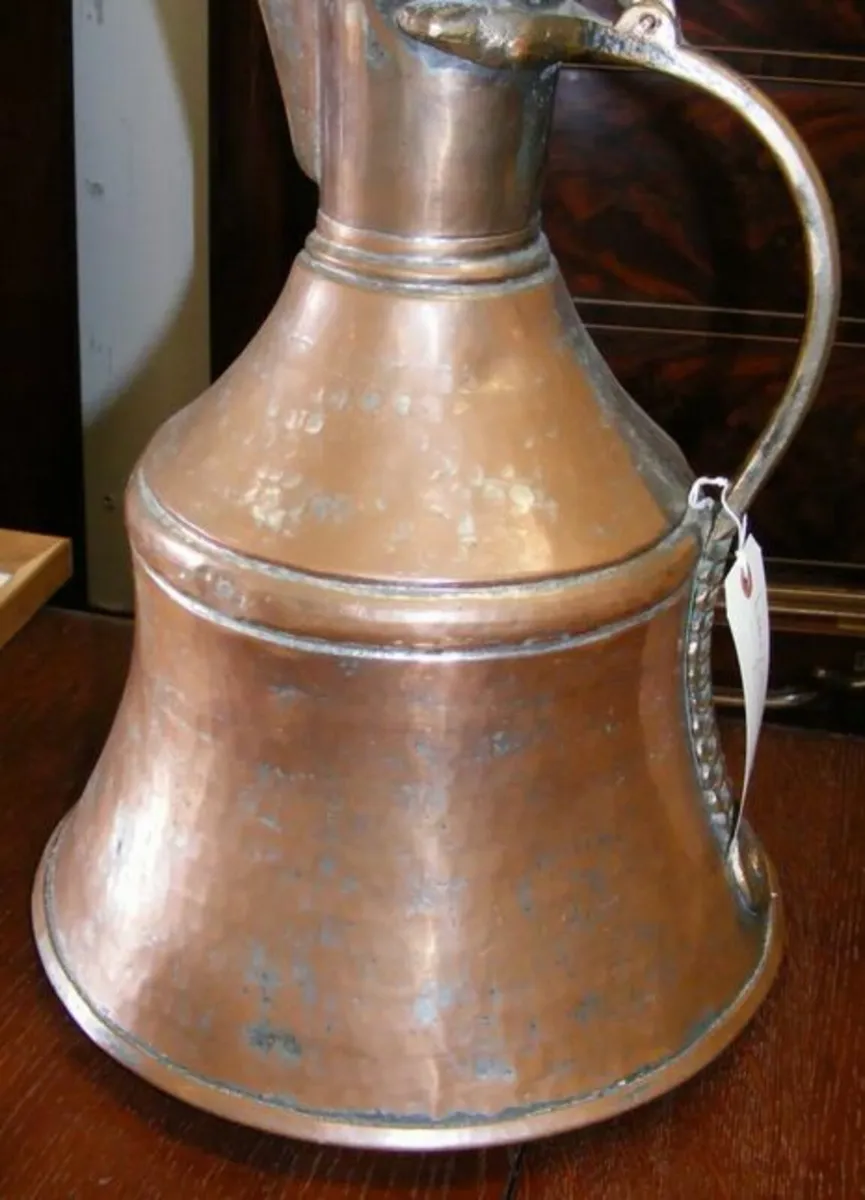 Large Vintage Copper Jug - Image 3