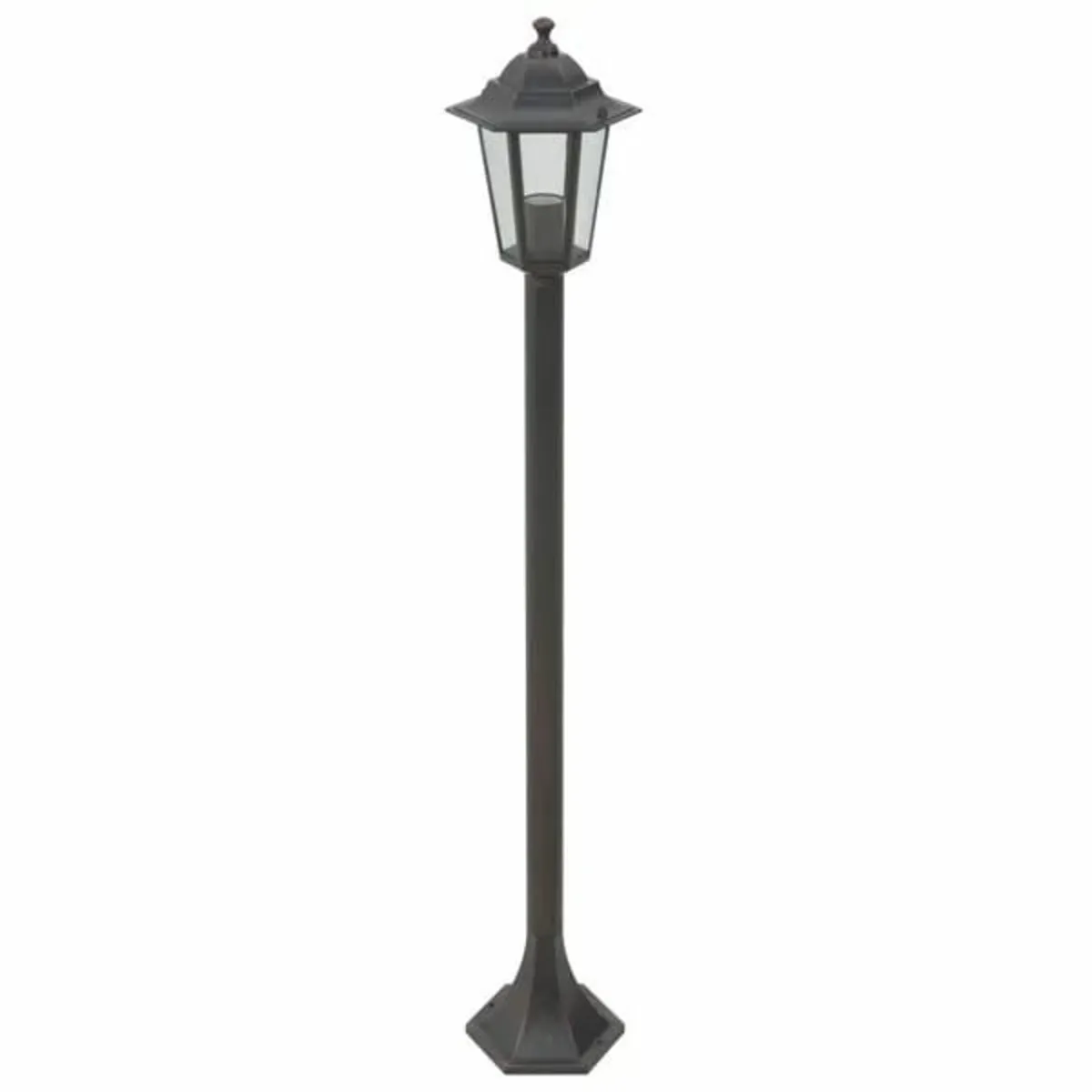 Garden Post Lights 6 pcs E27 110 cm Aluminium Bron - Image 2