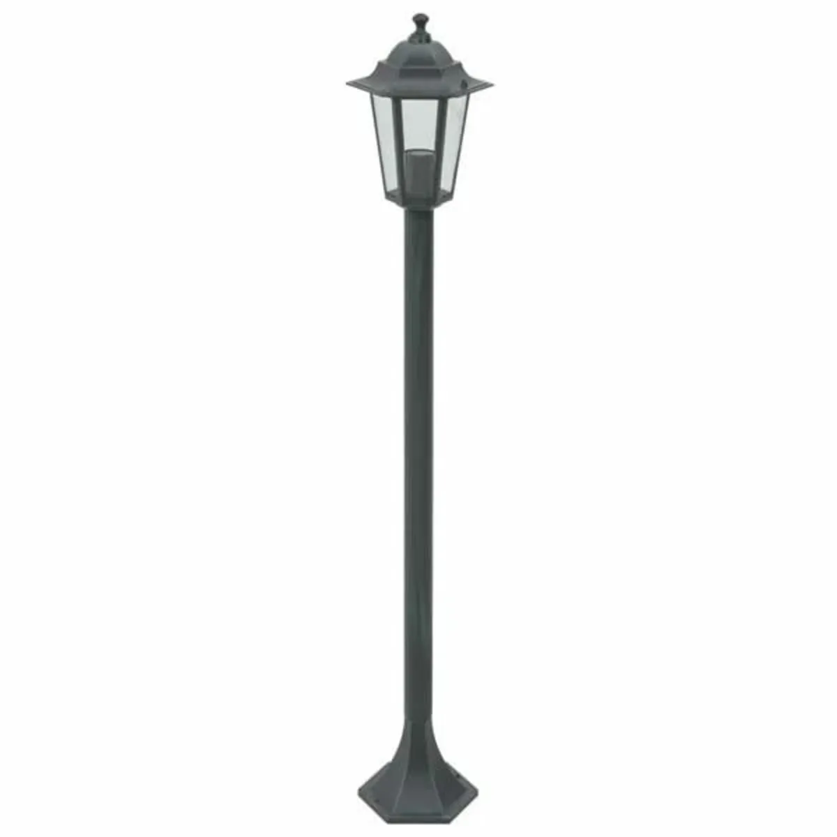 Garden Post Lights 6 pcs E27 110 cm Aluminium Dark - Image 2