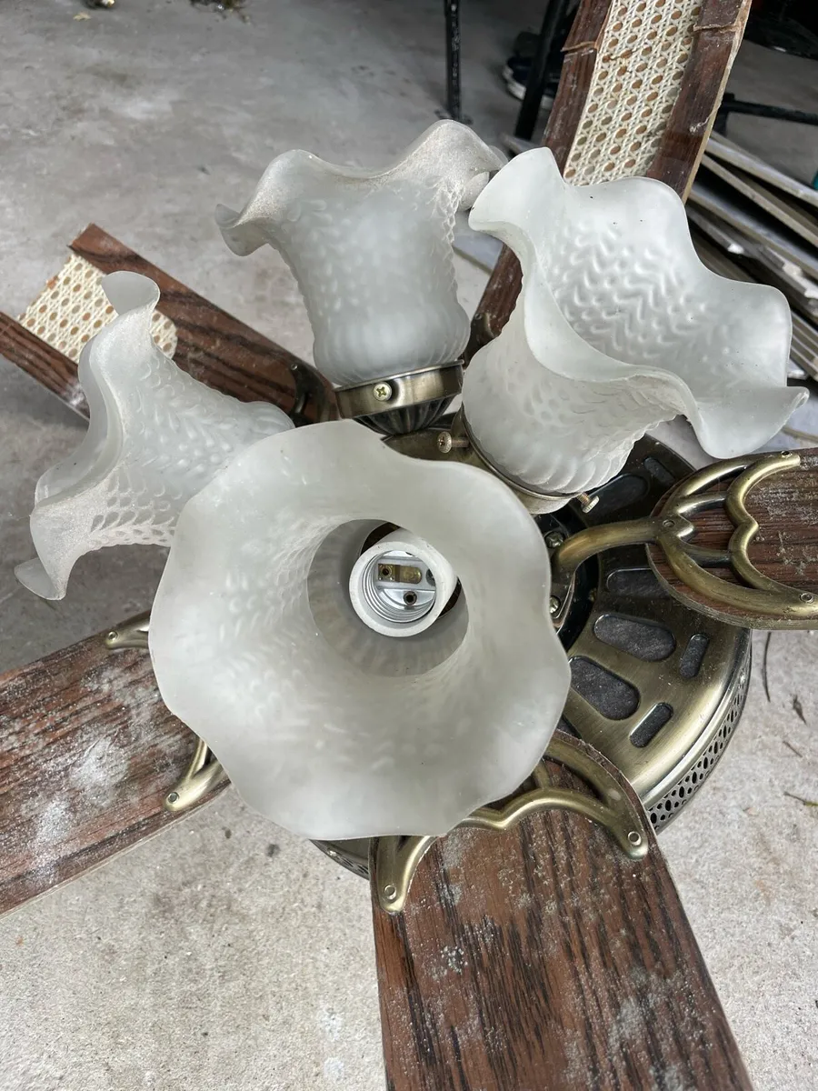 Ceiling fan with lights - Image 1