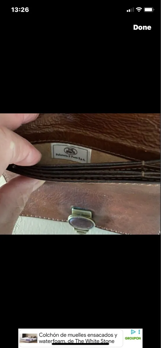 Vintage ‘The Bridge’ Leather Wallet/ Purse - Image 4