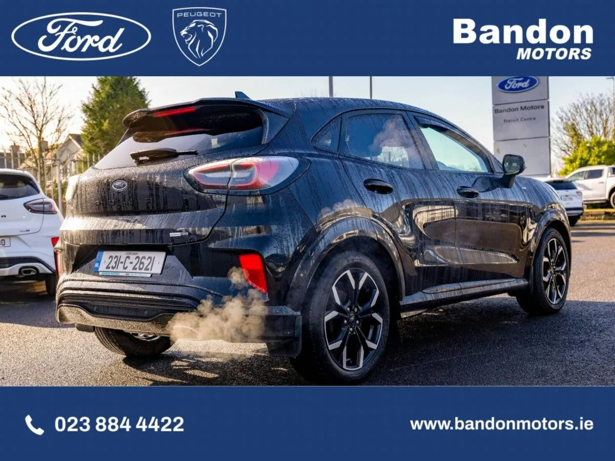 Ford Puma 2023 Ford Puma Black 1.0L EcoB Hybrid 15 - Image 4