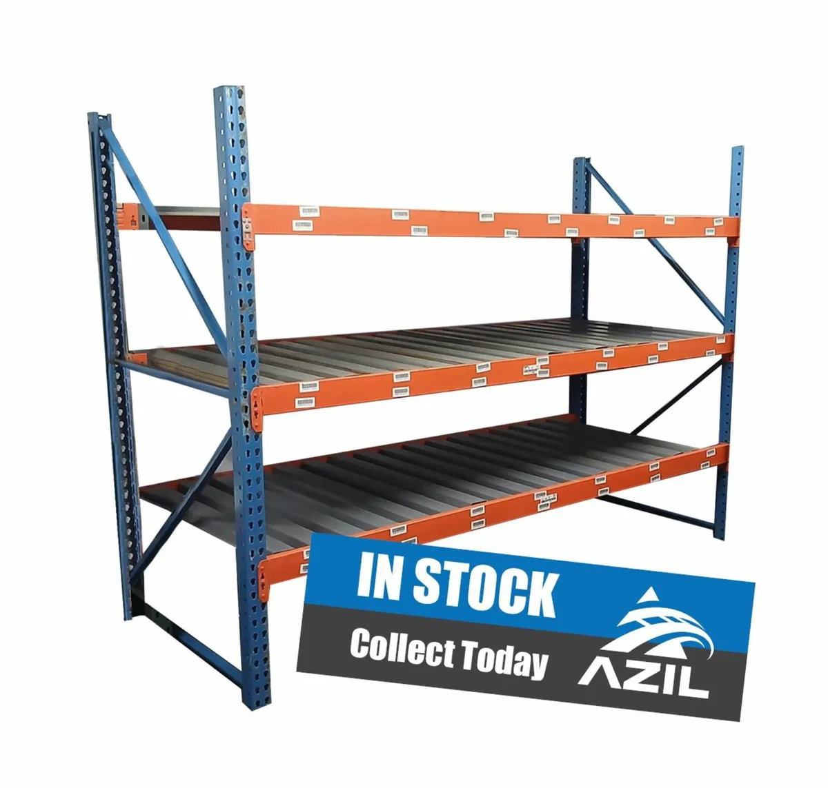 3.2m Used Garage Shelving (ref:LS033) - Image 1