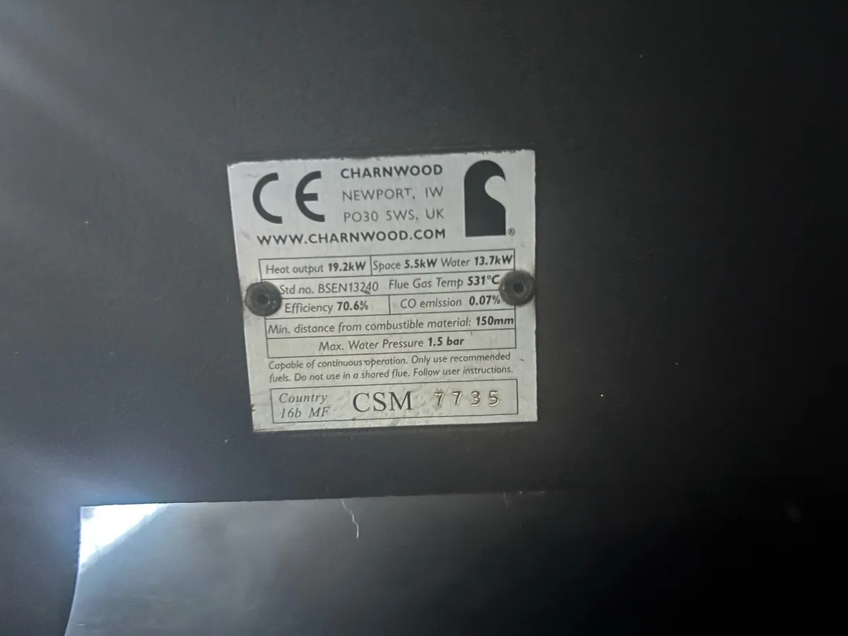 Charnwood Country 16b Multifuel Boiler Stove - Image 4