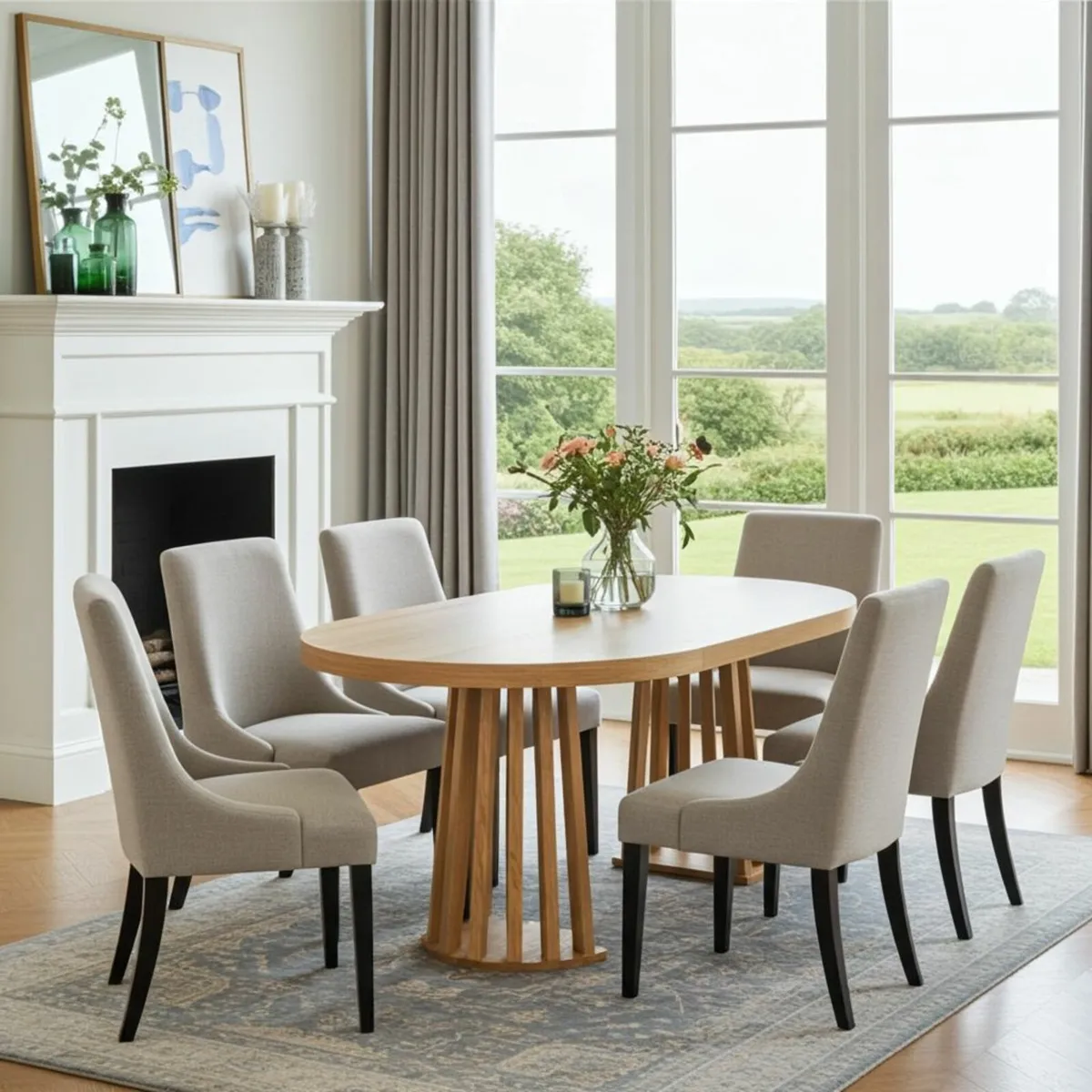 Tovo Extendable Round Dining Table 100-140-180cm - Image 2