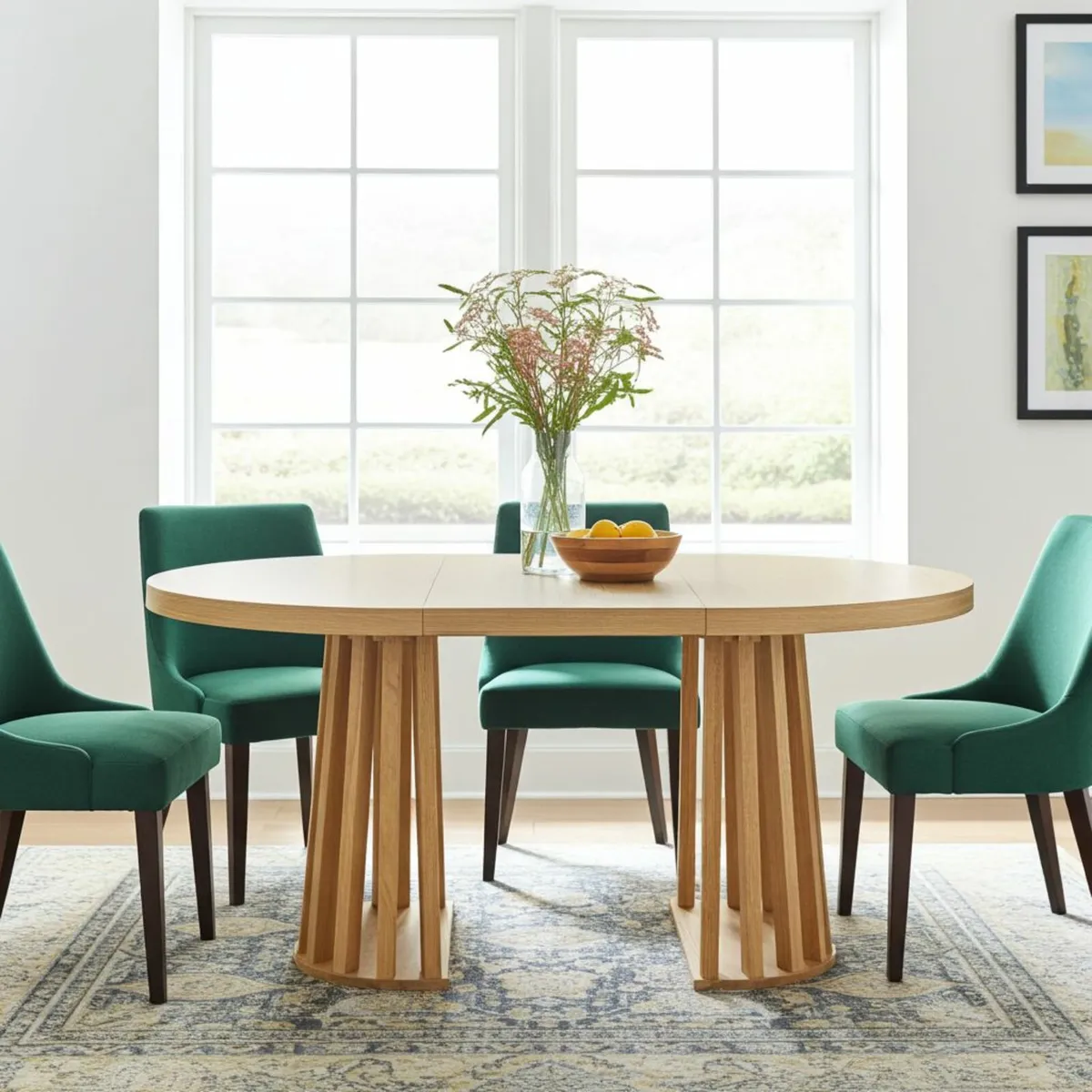 Tovo Extendable Round Dining Table 100-140-180cm - Image 3