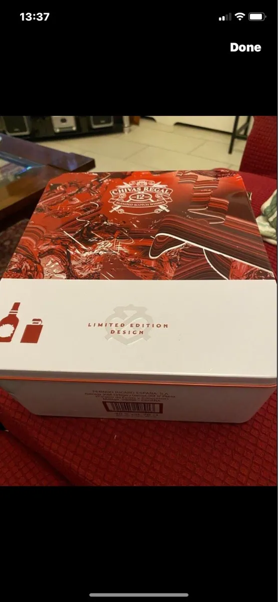 Limited Edition Large Chivas Regal Metal Box - Image 1