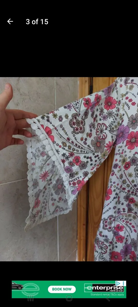 Vintage kimono long dress (free postage) - Image 2