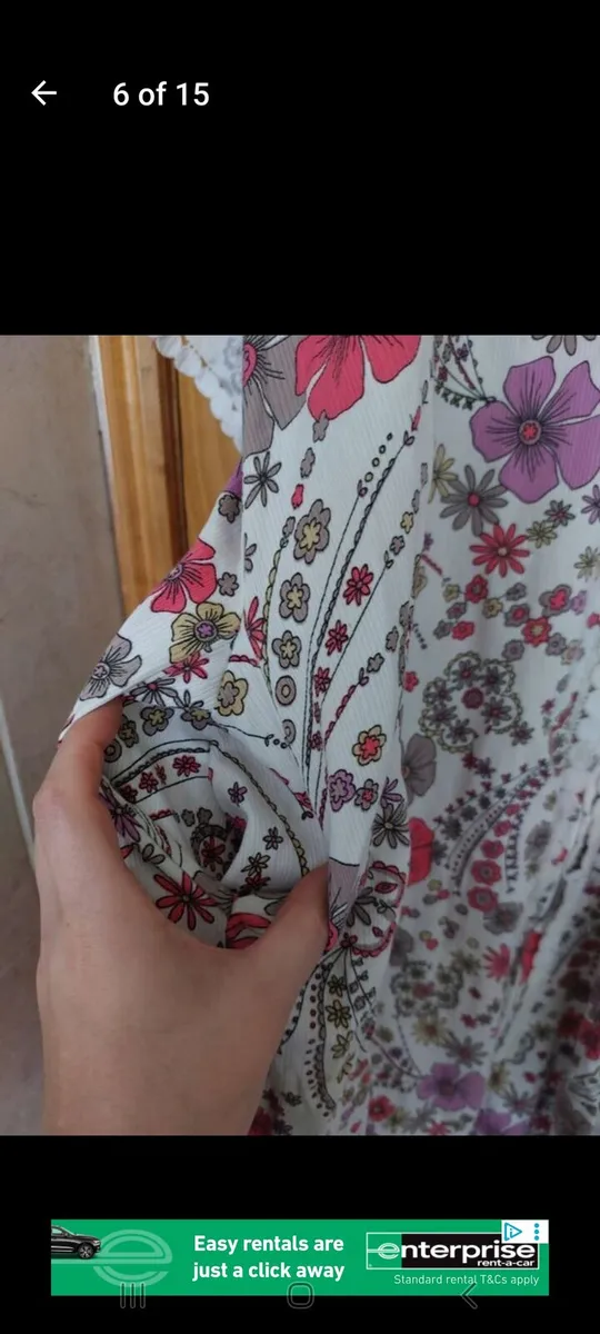 Vintage kimono long dress (free postage) - Image 4