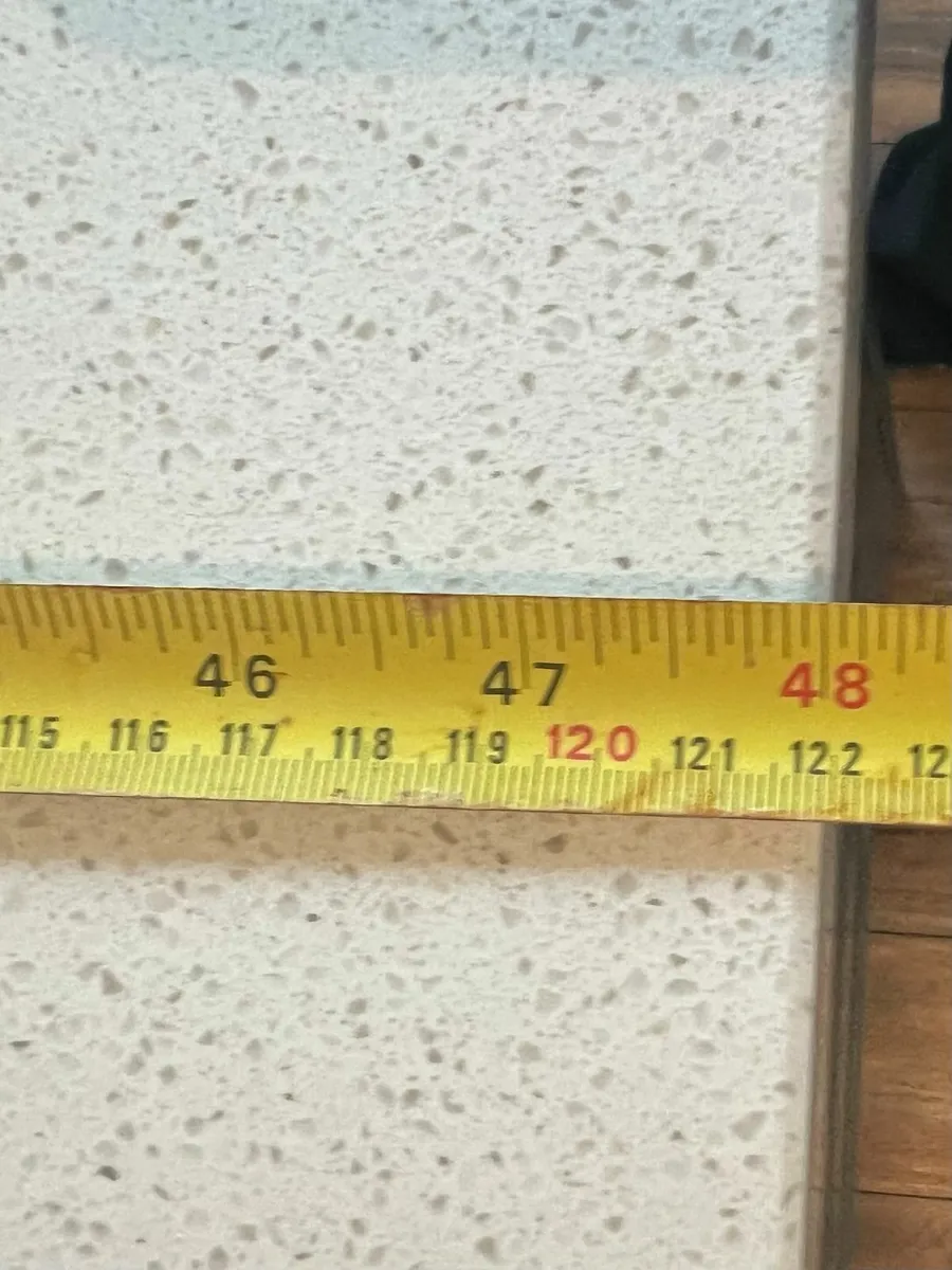 kitchen island white QUARTZ TOP ONLY - Image 2