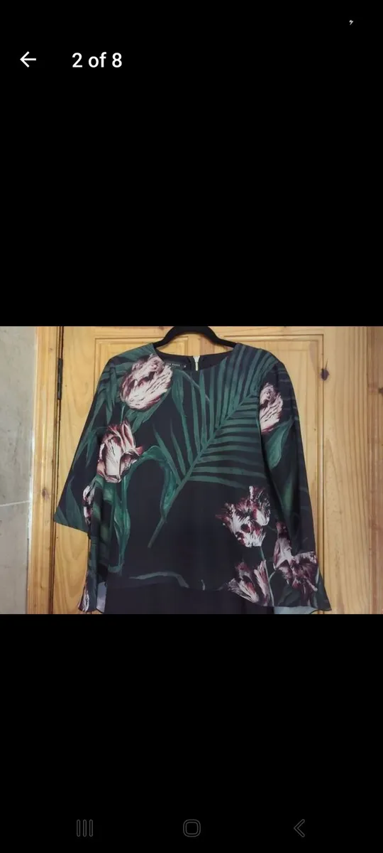Ted Baker floral dress size 3 (free postage) - Image 2