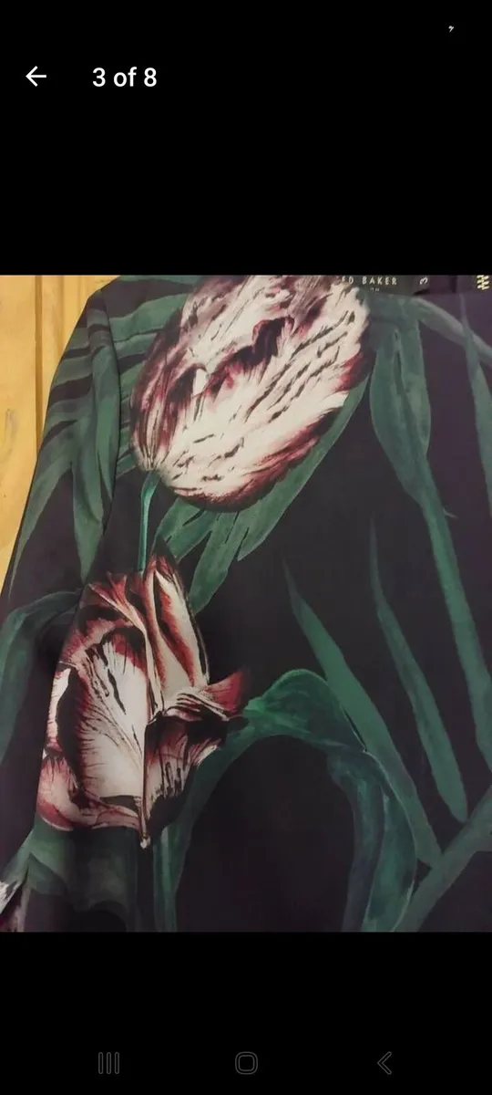 Ted Baker floral dress size 3 (free postage) - Image 3