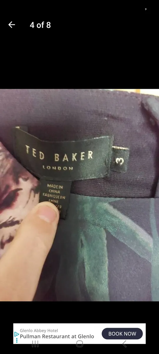 Ted Baker floral dress size 3 (free postage) - Image 4