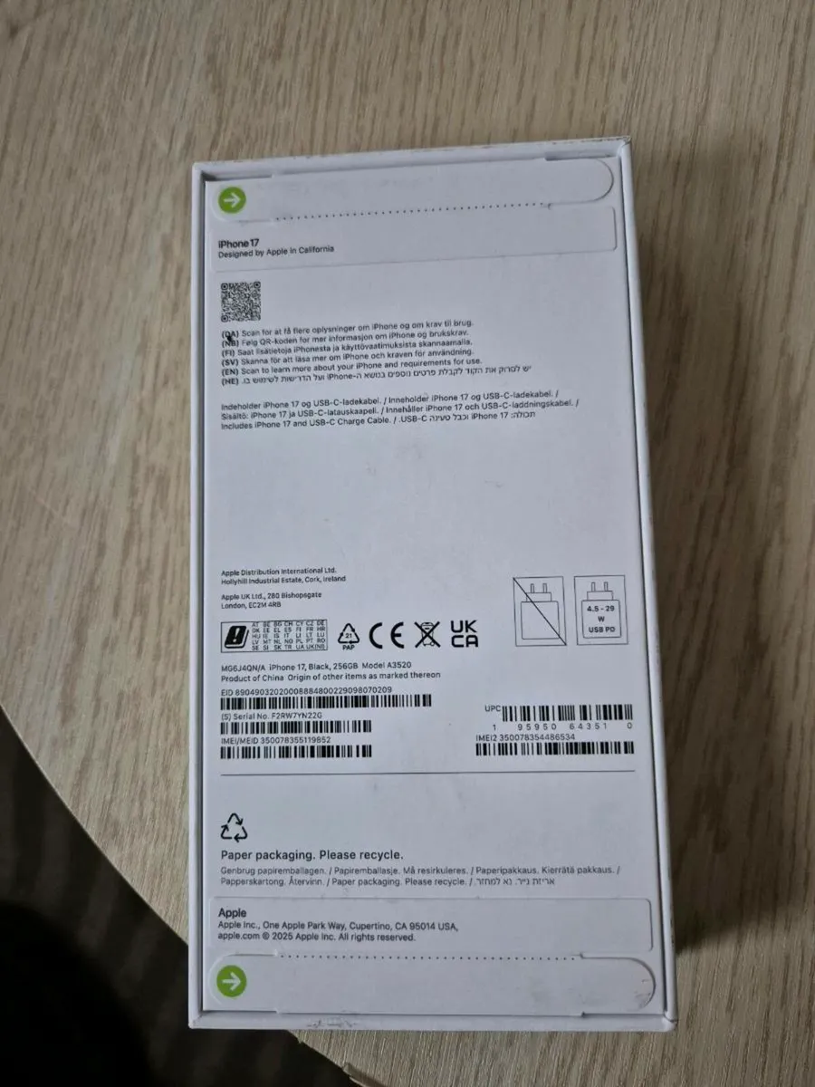 Apples Iphone 17 256gb Black - Image 2