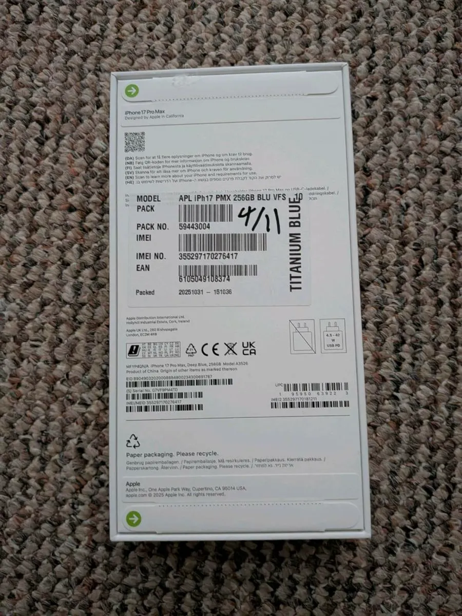 iPhone 17 pro max 256gb sim free - Image 2
