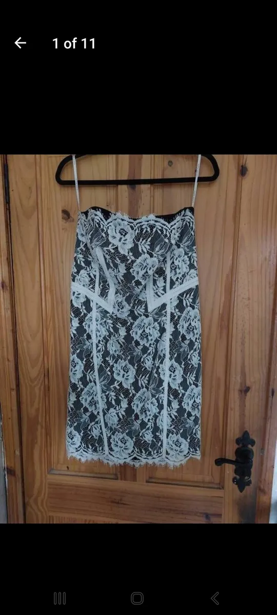 Karen Millen white lace mini dress (free post) - Image 1