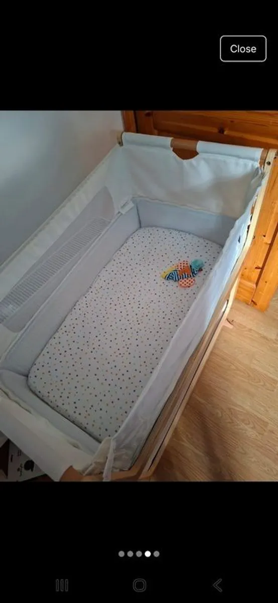 Snuzpod 4 Next to Me Crib For Sale - Image 3