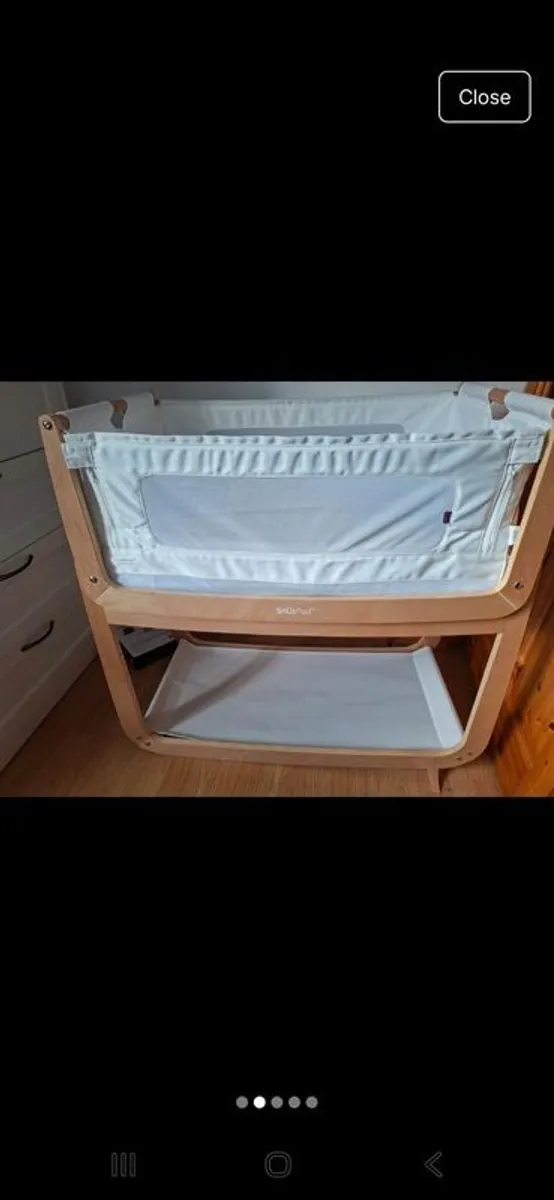 Snuzpod 4 Next to Me Crib For Sale - Image 4