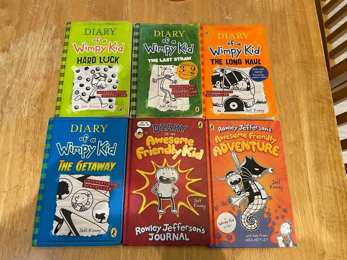 Jeff Kinney books: Wimpy Kid/Rowley Jefferson - Image 1