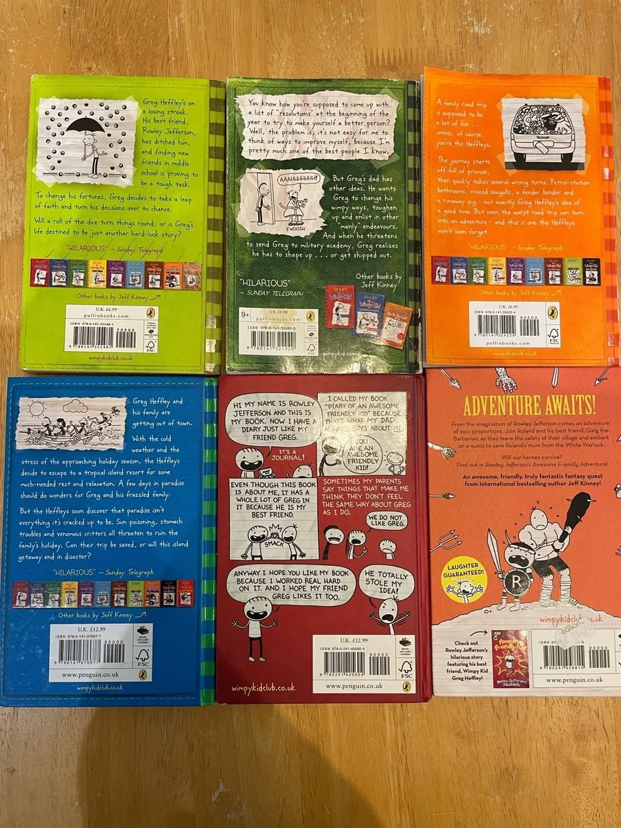 Jeff Kinney books: Wimpy Kid/Rowley Jefferson - Image 2