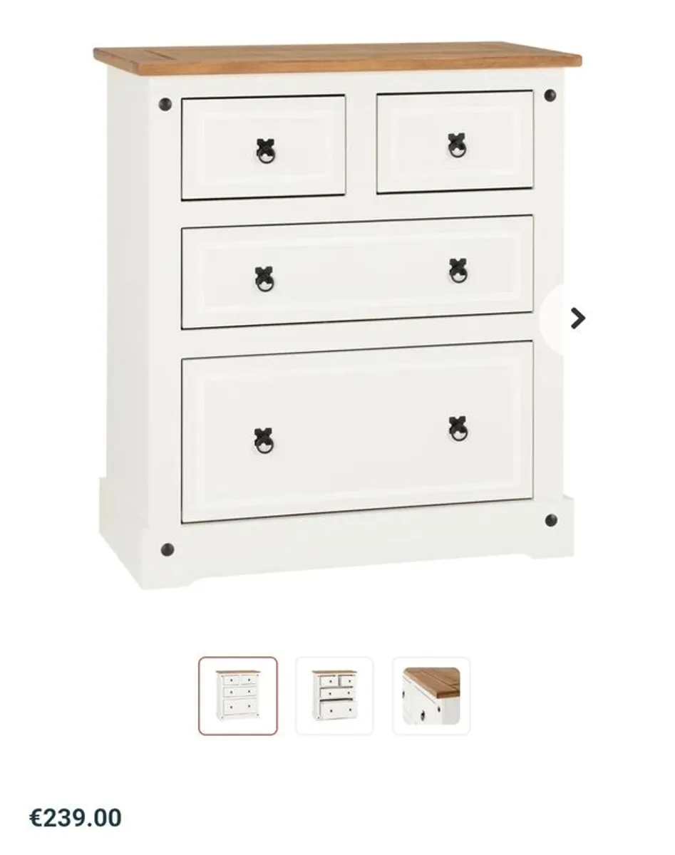 White chest of drawers - Image 1