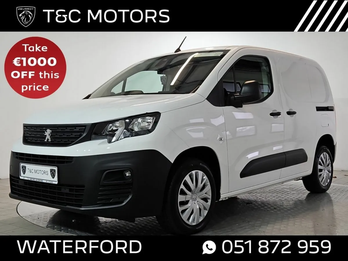 Peugeot Partner Price is Inc. VAT, Professional 10 - Image 1
