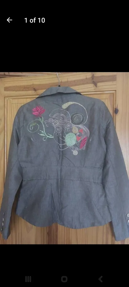 St Martins linen cotton blend jacket (free post) - Image 1